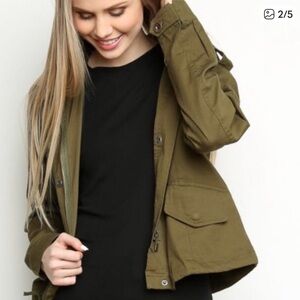 Brandy Melville Khaki Utility Jacket
